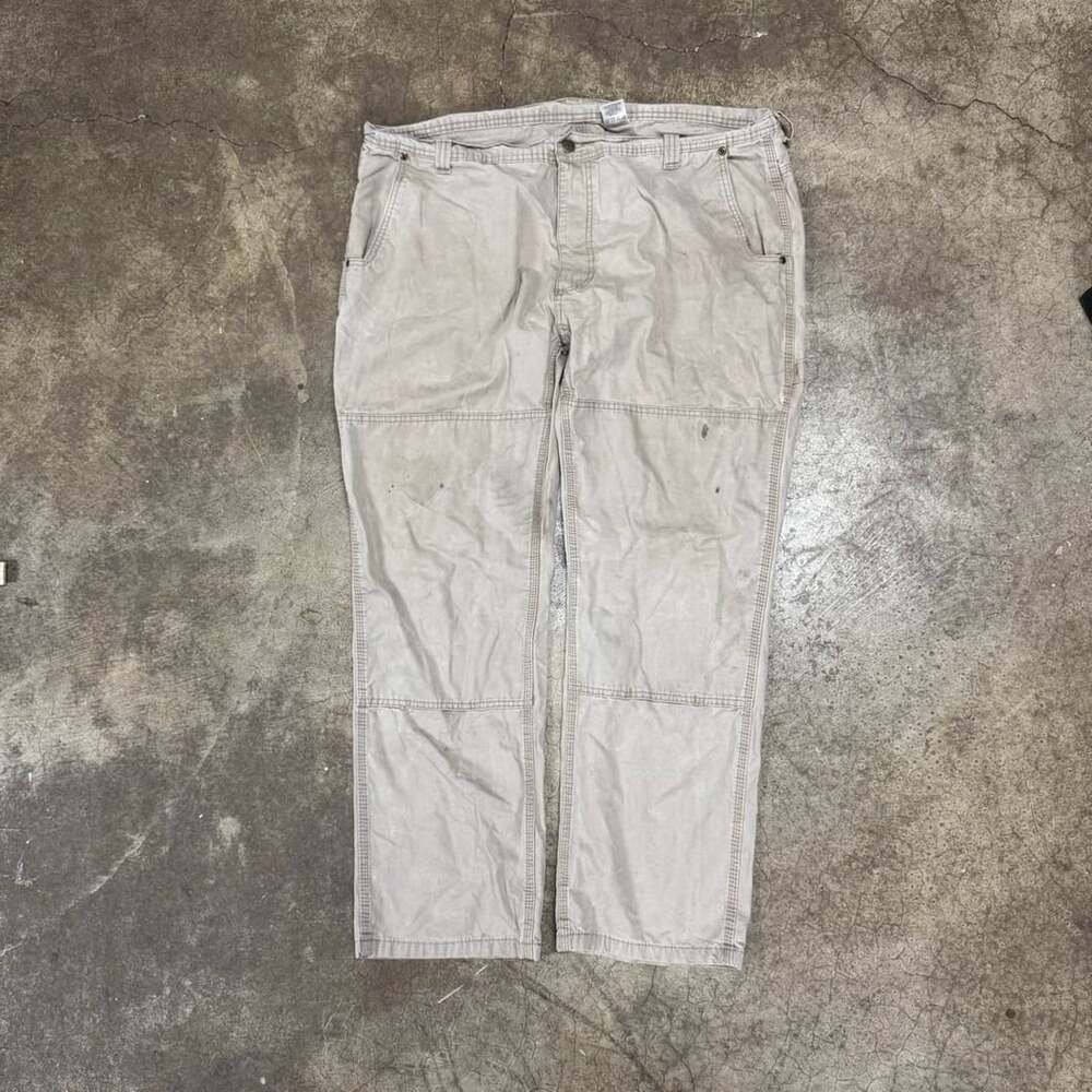 KEY Tan Double Knee Workwear Utility Pants